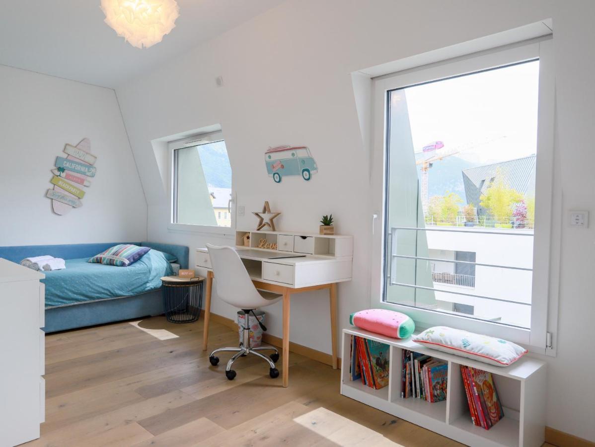 Le Bleu Du Lac 3 Etoiles - Secteur Recherche, Calme & Familiale, A 300M Du Lac & De La Vieille Ville, Garage Prive Annecy Ngoại thất bức ảnh